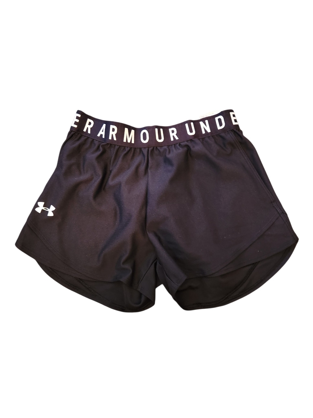 Under Armour Shorts Athletic Black XS XSmall Women Elastic Waistband 3" Inseam